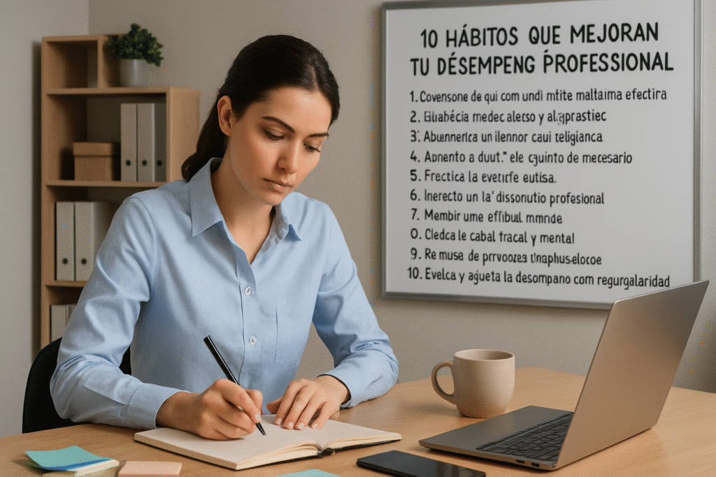 15 hábitos para mejorar tu desempeño profesional en el trabajo ...